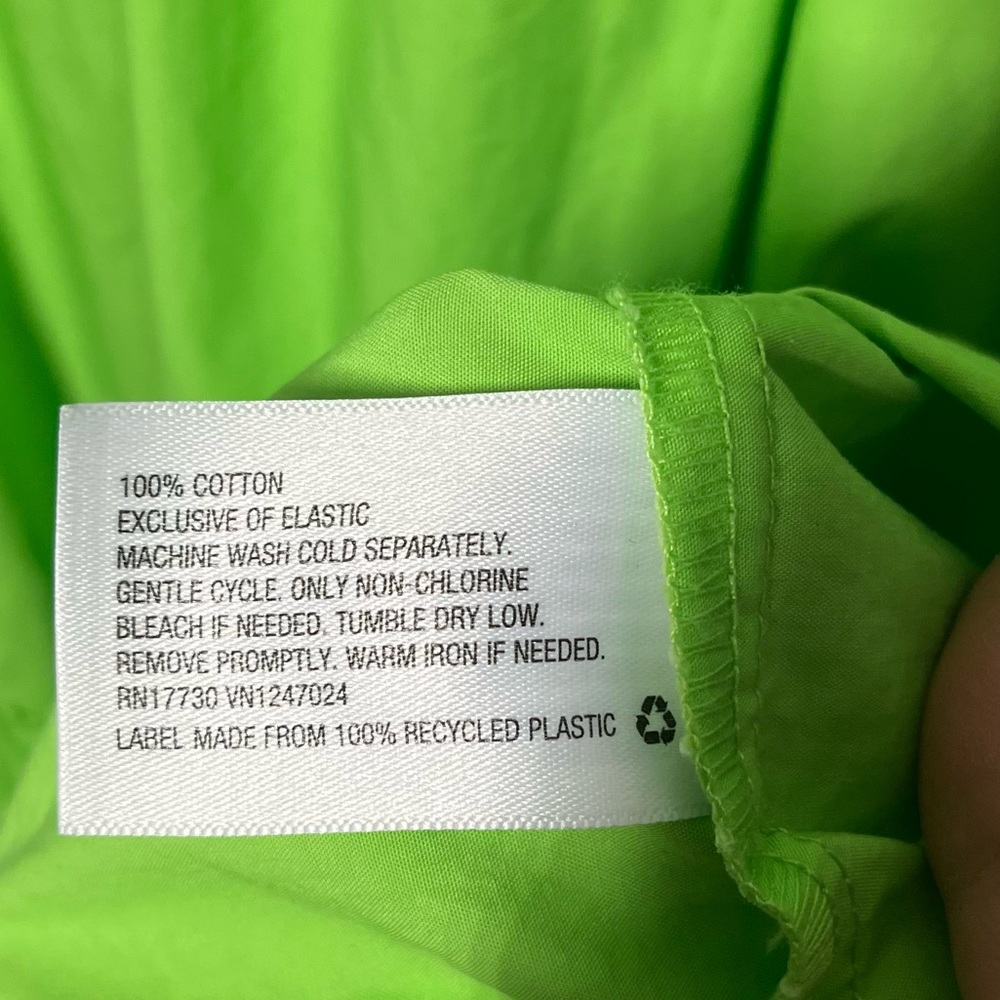 Christopher John Rogers + Target Green Hi-low Dress With Shoulder size XS - Picture 10 of 11